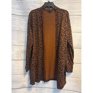 Sanctuary Lenox Leopard Cardi Sweater Size M